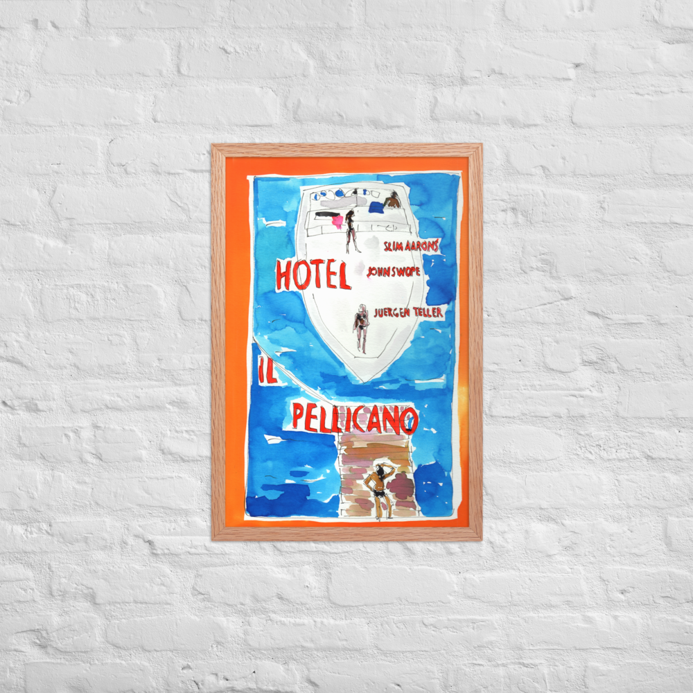 PELICANO ART POSTER