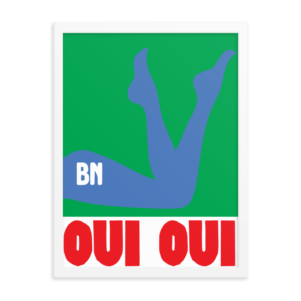 OUI OUI POSTER 18" X 24"