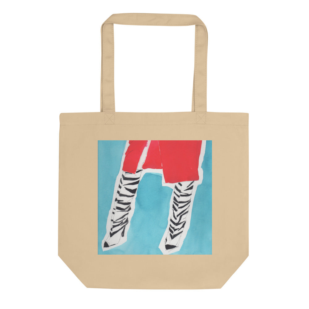 ZEBRA BOOTS TOTE BAG