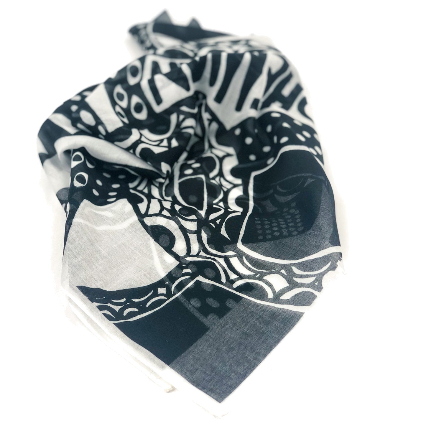 SNAKE CHARMER BLACK BANDANA